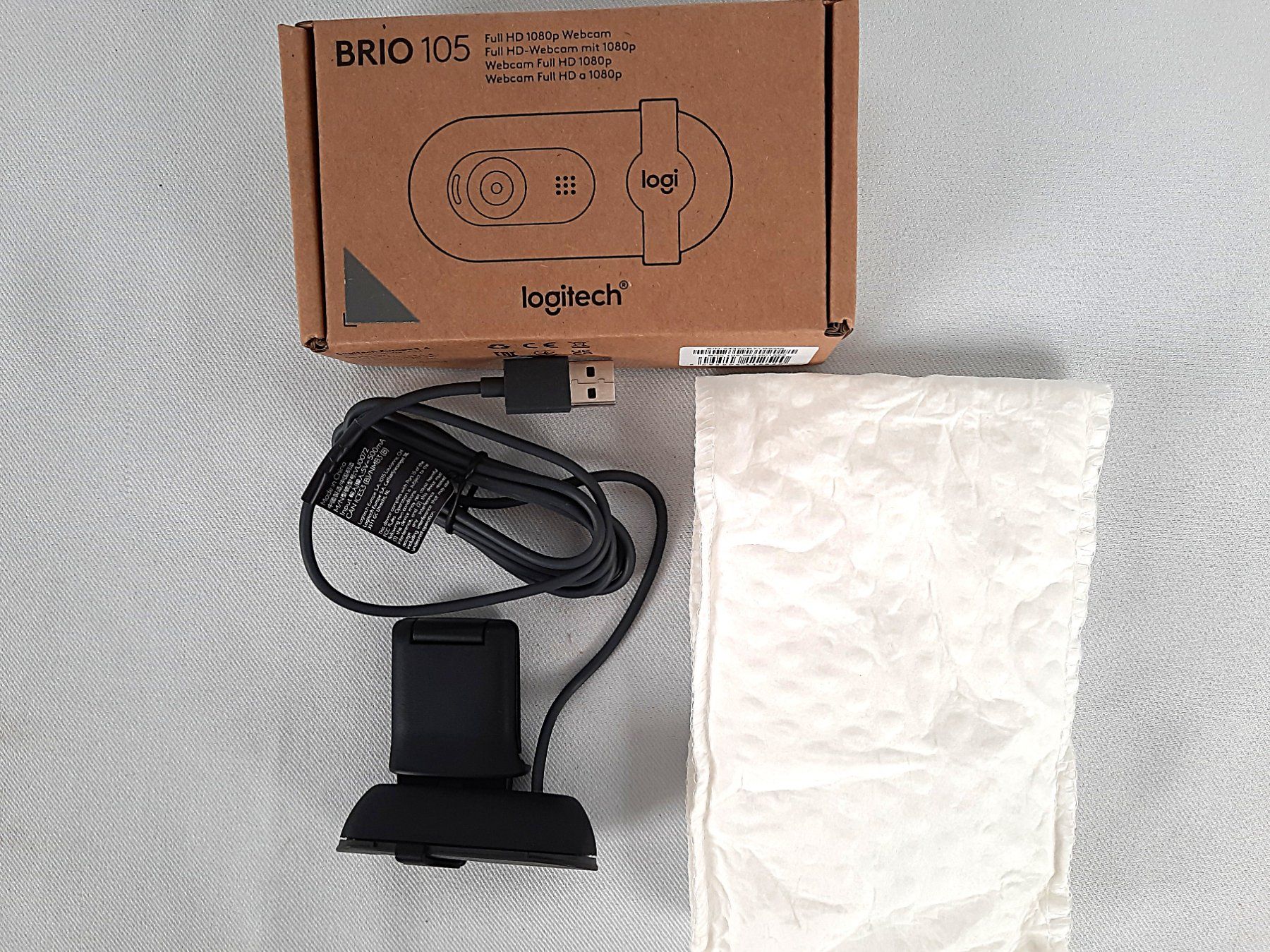 Logitech Webcams: LOGITECH Webcam Brio 105 – Neu (gemäss Beschreibung) aus Beinwil am See von Restwert_Beinwil 1