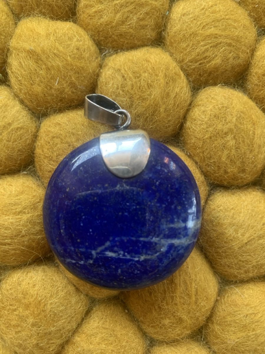 Anhänger: Pendentif rond en lapis lazuli – Gebraucht aus Villars-sur-Glâne von Magdaka 1