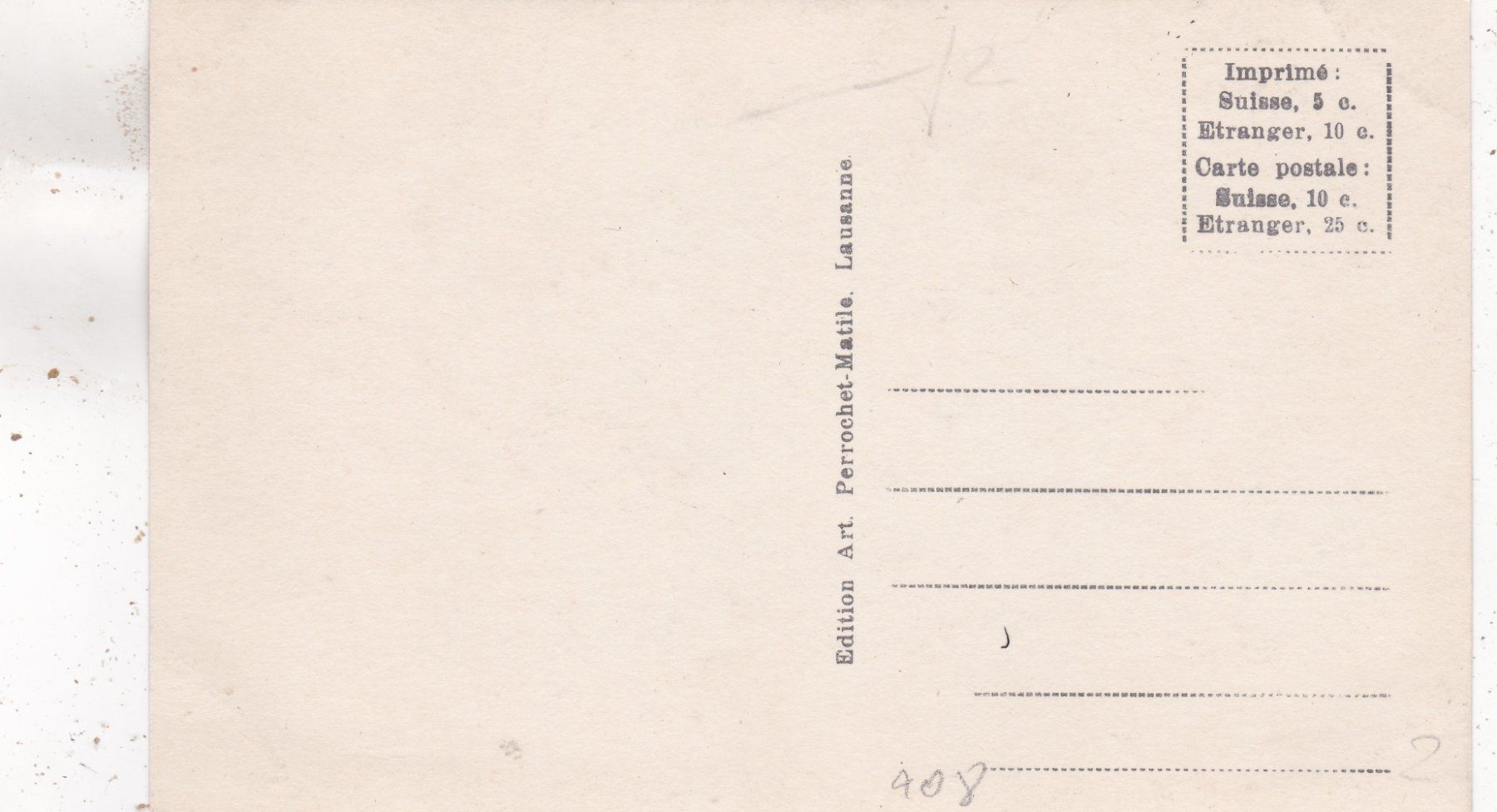 Cartoline postali: Lausanne et les Alpes – Usato da Herisau venduto da Lisegrat2008 1
