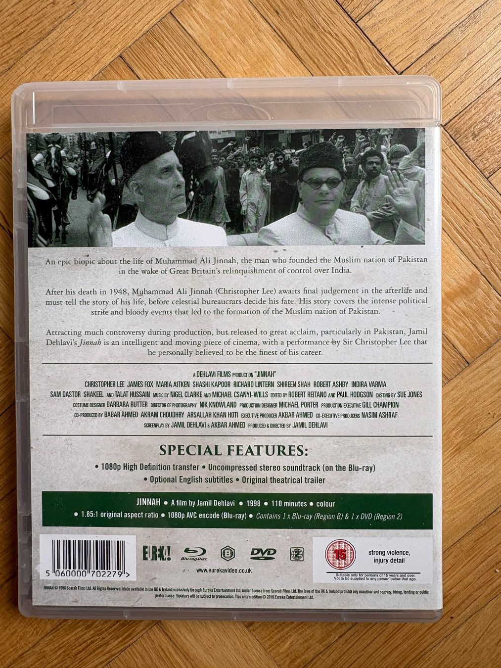 Tutti i DVDs: Jinnah - Eureka Video - Blu-ray + DVD – Nuovo (secondo la descrizione) da Zürich venduto da Malcom 3