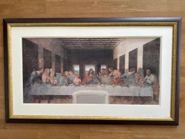 "Das Abendmahl" Leonardo da Vinci, Kunstdruck gerahmt