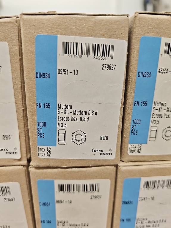 Tous les outils: M 3,5 Muttern Inox – Neuf avec emballage d'origine à Sulz AG par Michu25 1