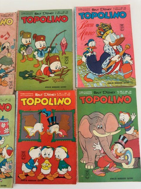 Fumetti: 9 TOPOLINI ANNI 1966 BUONI E RARI – Usato da Davesco-Soragno venduto da kappas 1