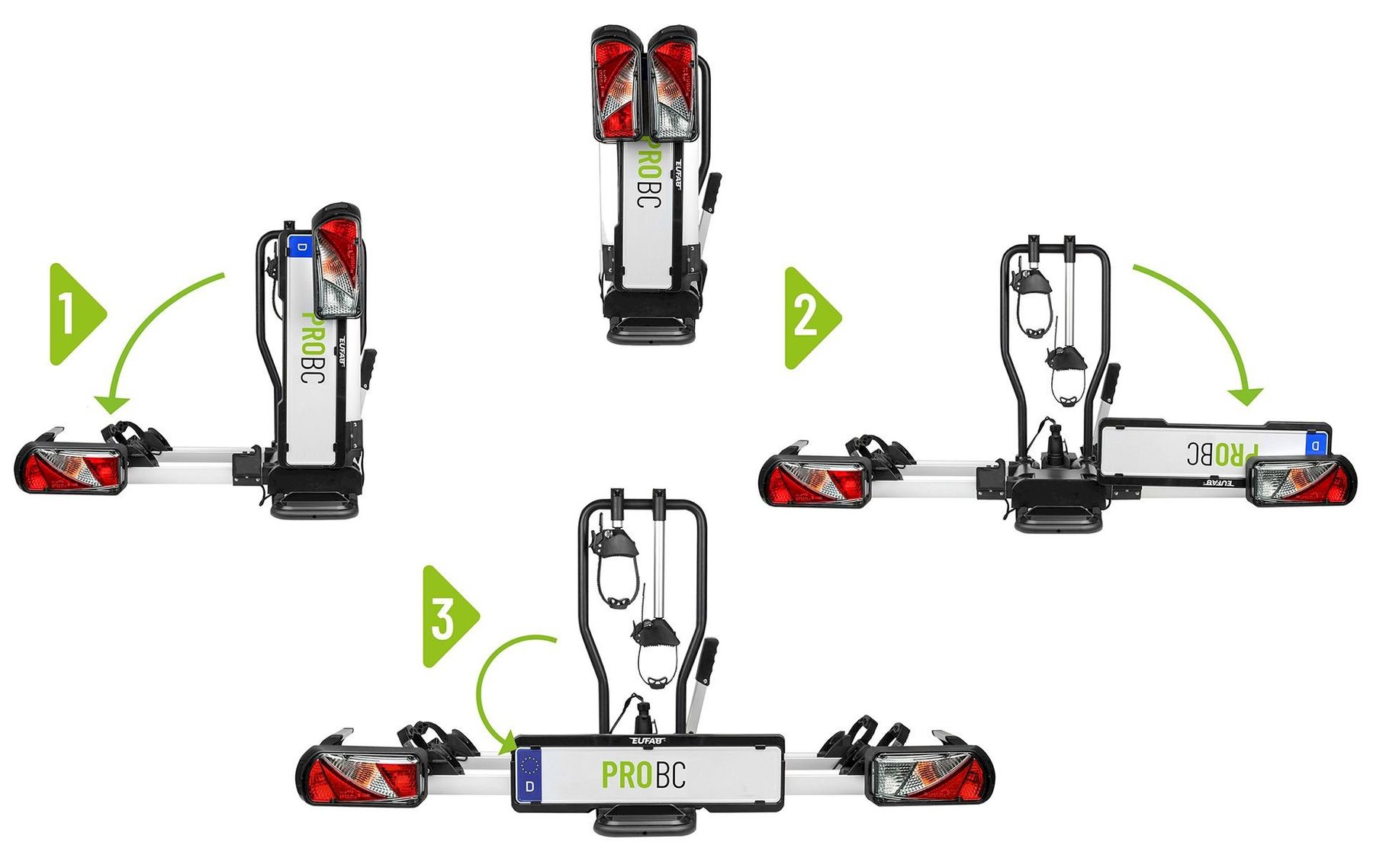 Portapacchi: EUFAB PROBC2+ Fahrrad-Kupplungsträger – Nuovo e nell'imballaggio originale da Bottighofen venduto da zaap 4