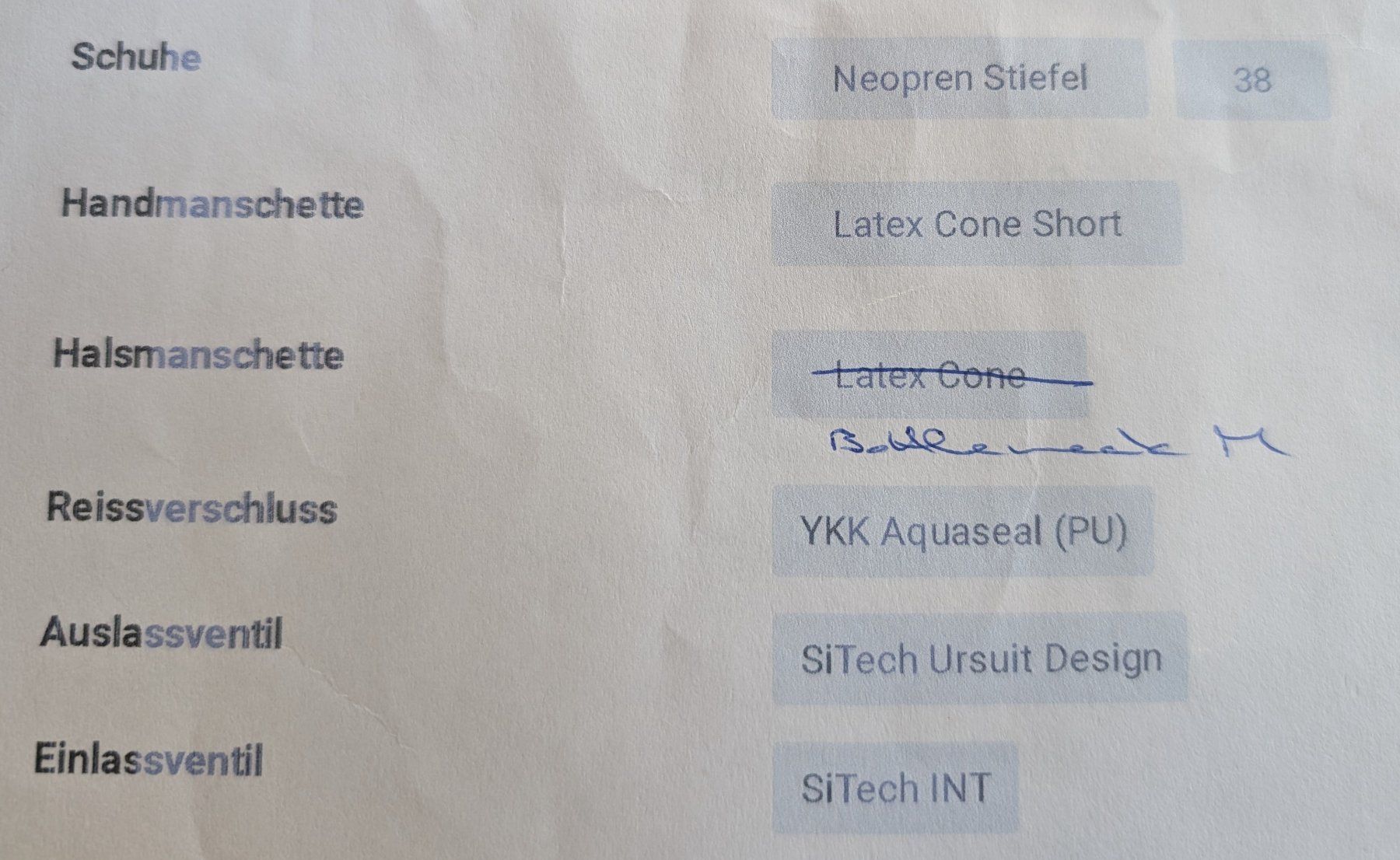 Mute per immersioni: Trockentauchanzug Ursuit – Nuovo (secondo la descrizione) da Zollikerberg venduto da WiCla01 8
