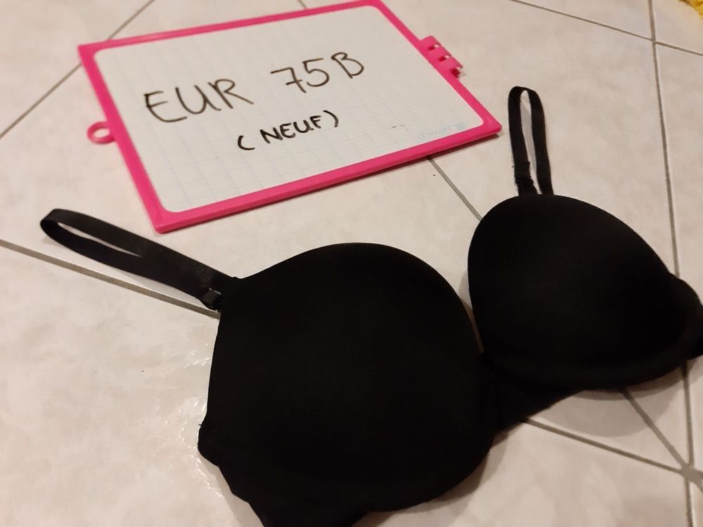 Soutien-gorge Push-up LUNA - Blanc - Taille 90B (75B) - Effet Bonnet Augmenté - Neuf Avec étiquettes