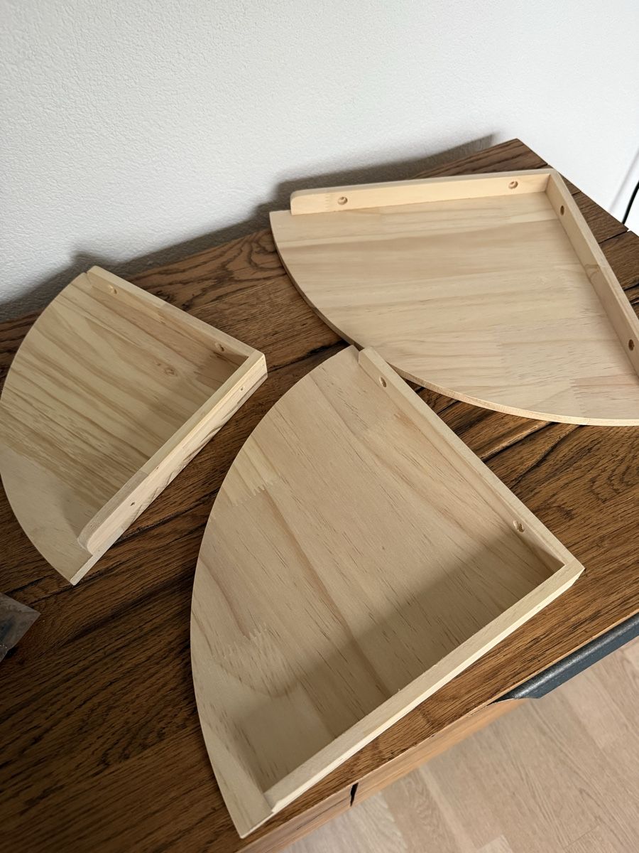Regale: 3er Set Eckregale Holz NEU – Neu (gemäss Beschreibung) aus Rubigen von Elmacino 1
