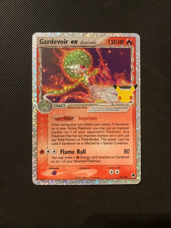 Gardevoir ex 93 from celebration pokemon card (Neu (gemäss Beschreibung ...