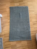 Stoffteppich 120x70 blau