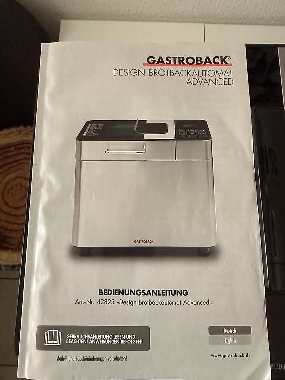 Elettrodomestici da cucina: Gastroback Brotbachmaschine – Usato da Ruswil venduto da Butcher55 2