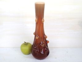 Vase Murano Glas Vintage Space Age Böhmen Pate de Verre
