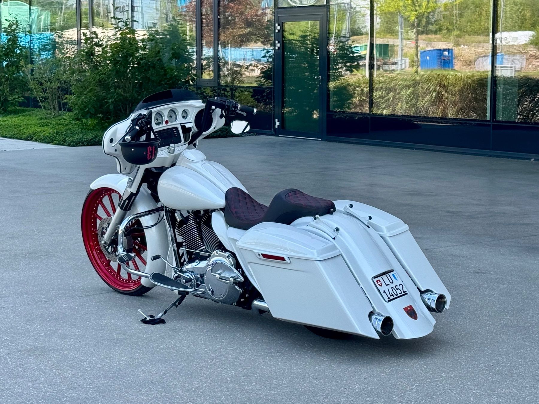 Harley-Davidson Chopper: Motorrad custom weiss neuwertig – Usato da Nebikon venduto da kau_2bfl 5