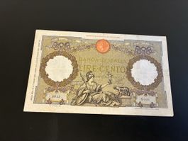 ITALY, BANCA D'ITALIA 100 LIRE 1938 PICK#55b 