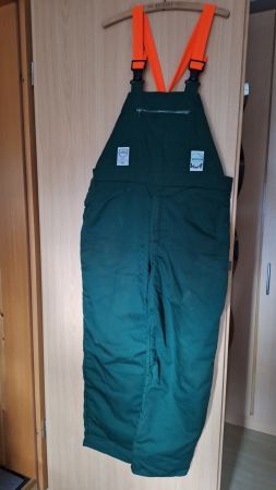 Forst -Schnittschutz-Hose ,Gr.52/54 , 1x getragen