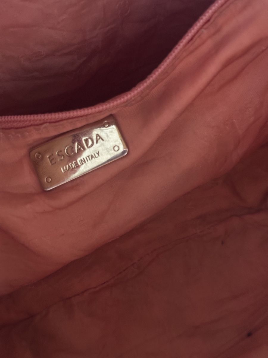 Escada Borse da donna: Escada Schultertasche braun Leder – Usato da Münsingen venduto da Secondhand89 4