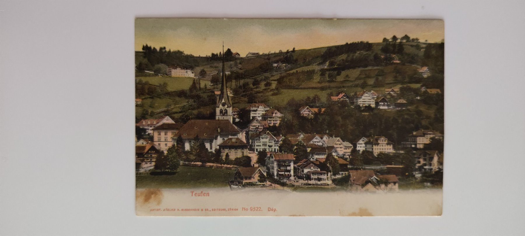 Cartoline postali: Teufen AR, Schweiz, ca. 1910 – Difettoso da Ohmstal venduto da Lebensfreude05
