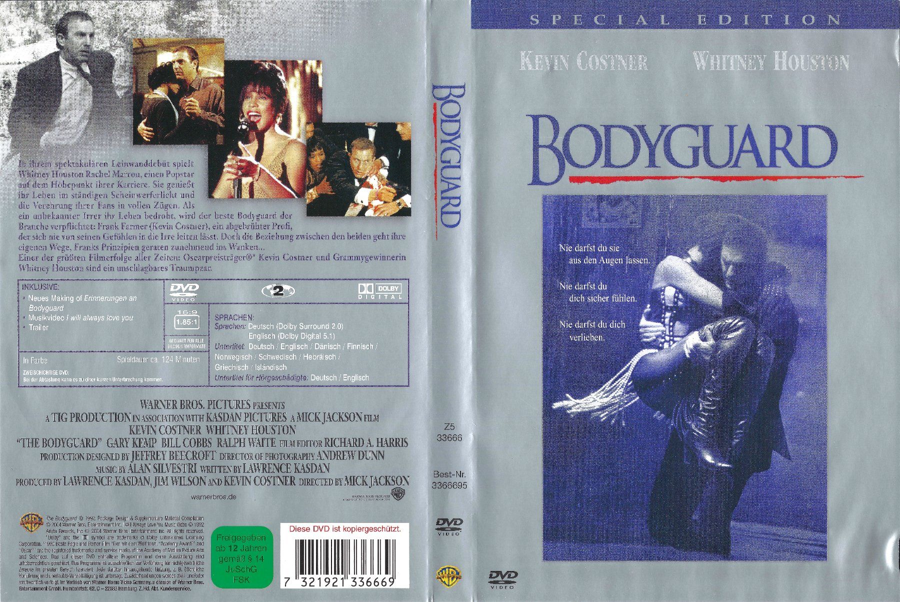 Tous les DVDs: Bodyguard (1992) – D'occasion à Zürich par Cineasten