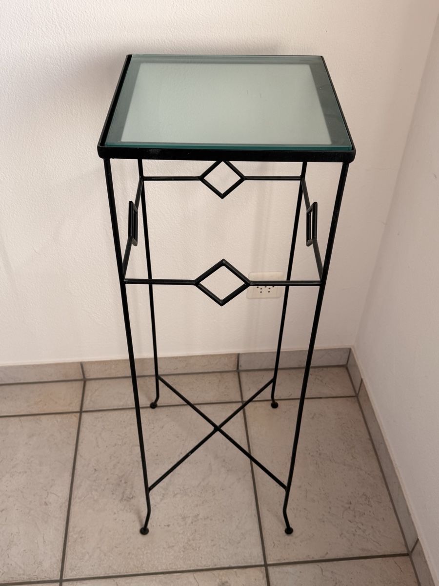 Altro per la casa: Ständer mit Glasplatte, Metall 91 cm – Nuovo (secondo la descrizione) da Lufingen venduto da Smily37 1