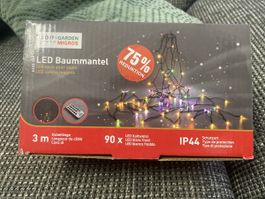 LED Baum Lichterkette, 3 m, kaltweiss, Neuwertig!