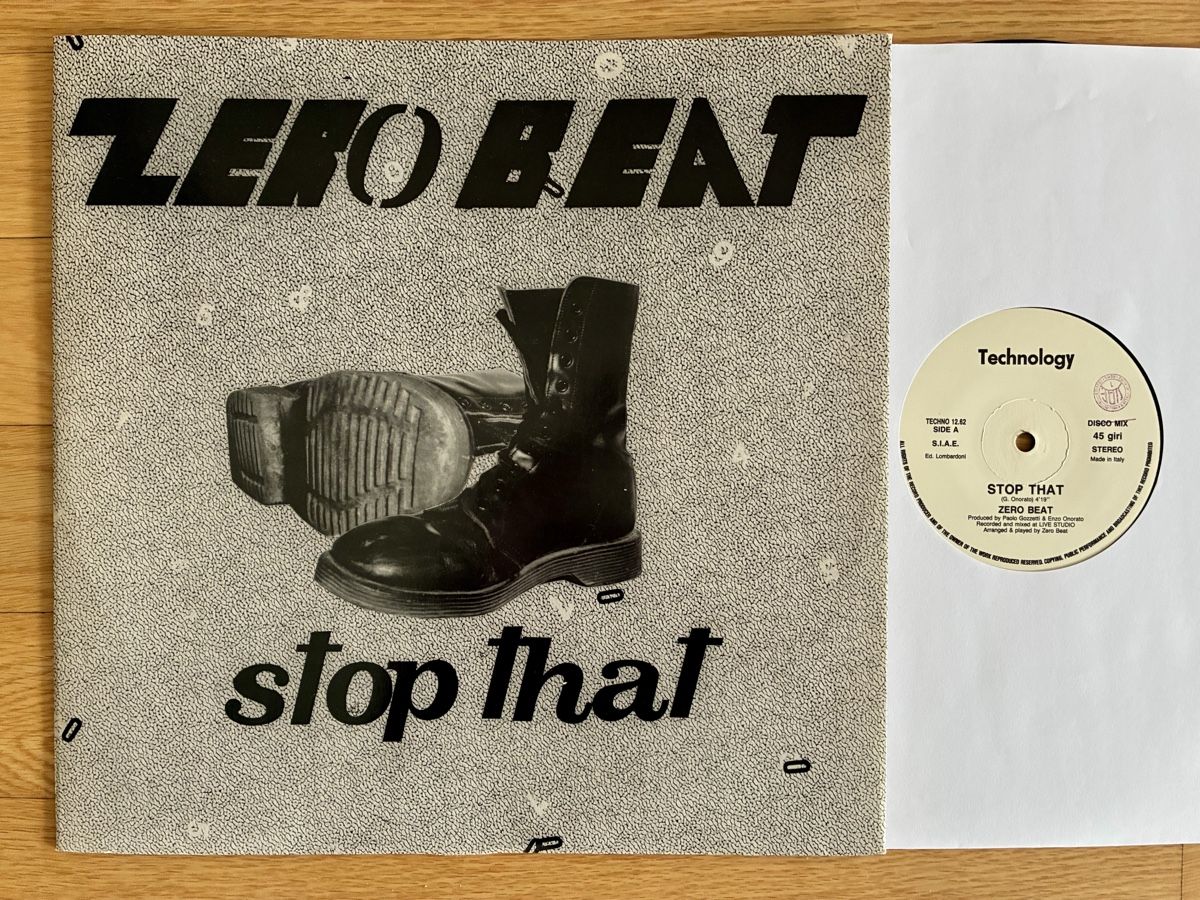 Dischi in vinile: ZERO BEAT / STOP THAT / CONTROL (1990) NEW BEAT/HOUSE – Usato da Sarnen venduto da m-basic
