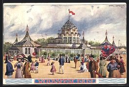 Nürnberg, Blick auf das Volksfest-Gel