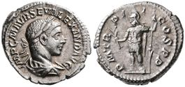 SEVERUS ALEXANDER AR Denarius (223 AD). Nice !