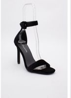 Escarpins noirs style velours