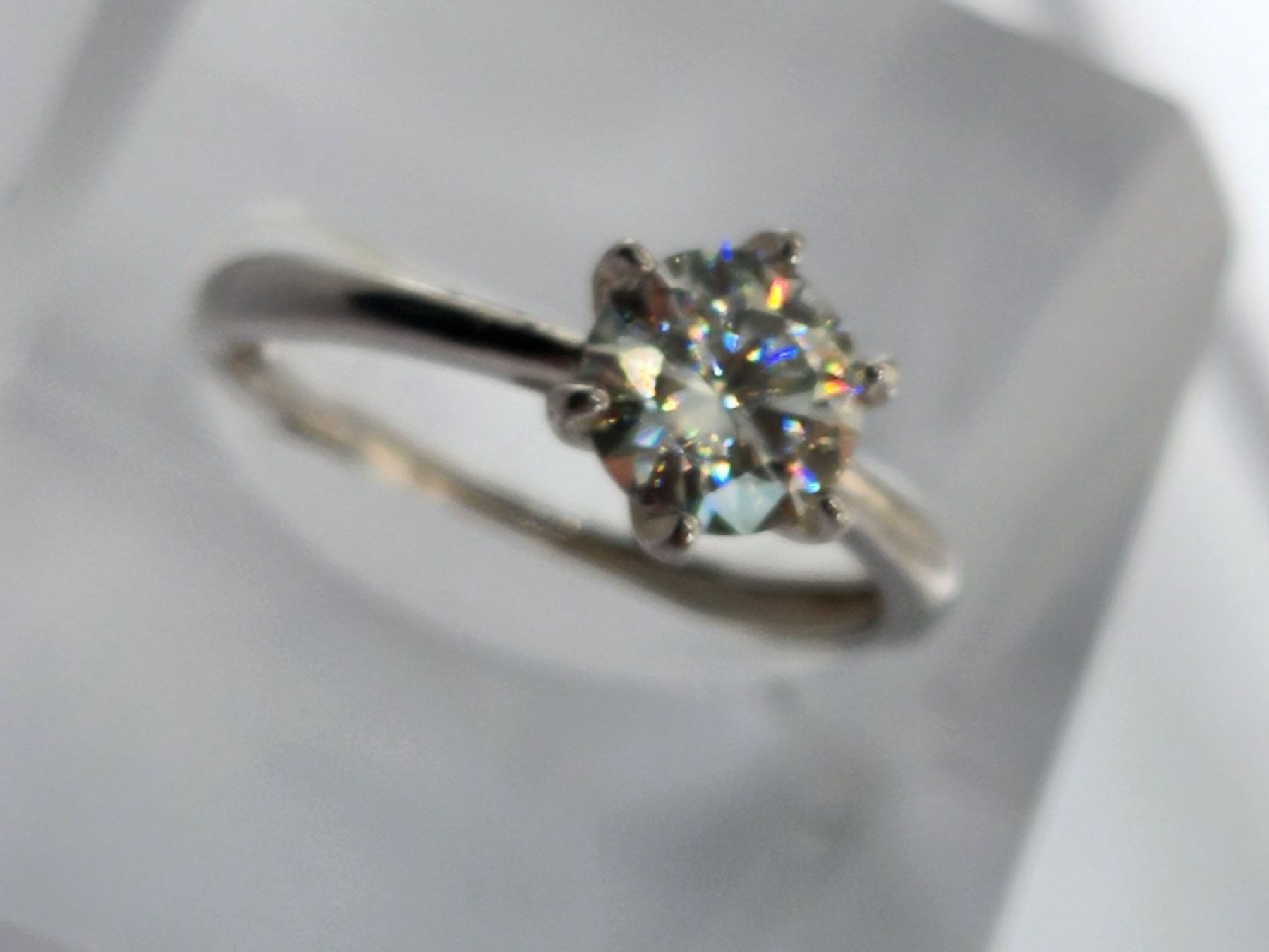 Anelli: Solitär Ring Moissonit, Silber 925, Gr. 53 verstellbar – Nuovo (secondo la descrizione) da St. Gallen venduto da GIULESGG 4