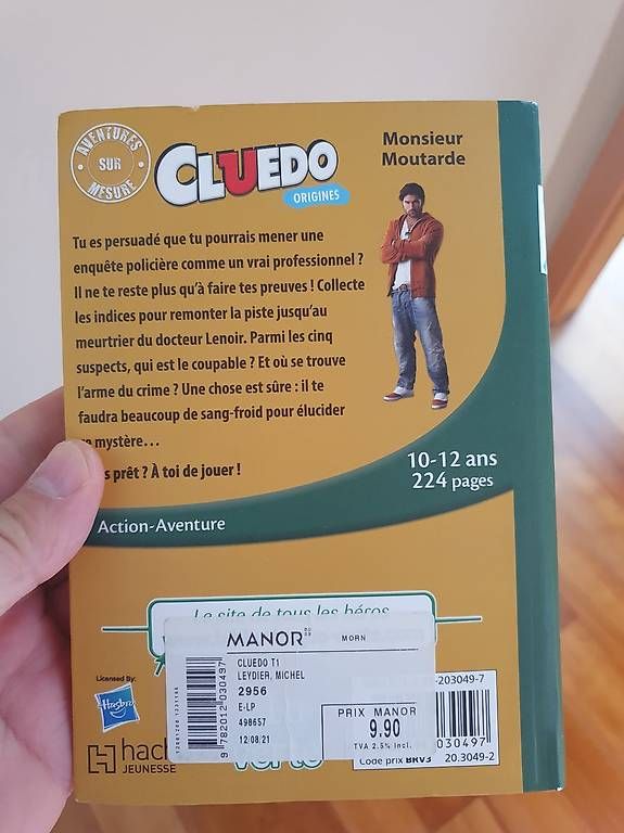 Giochi: Cluedo livre jeu apd 10 ans – Usato da Apples venduto da denissafrany 1