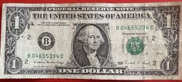 1 US Dollar Schein Serie 1988 gebraucht