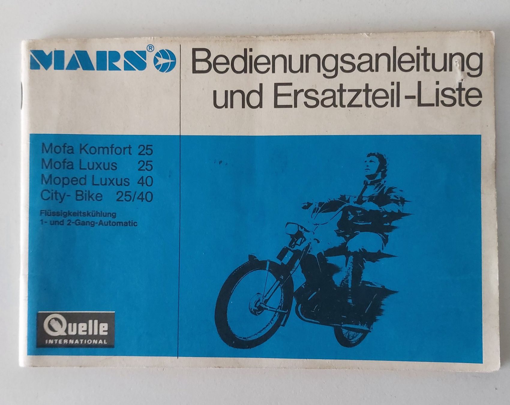 Documenti: Ersatzteilliste Mars Motorrad Mofa – Usato da Schenkon venduto da TG10