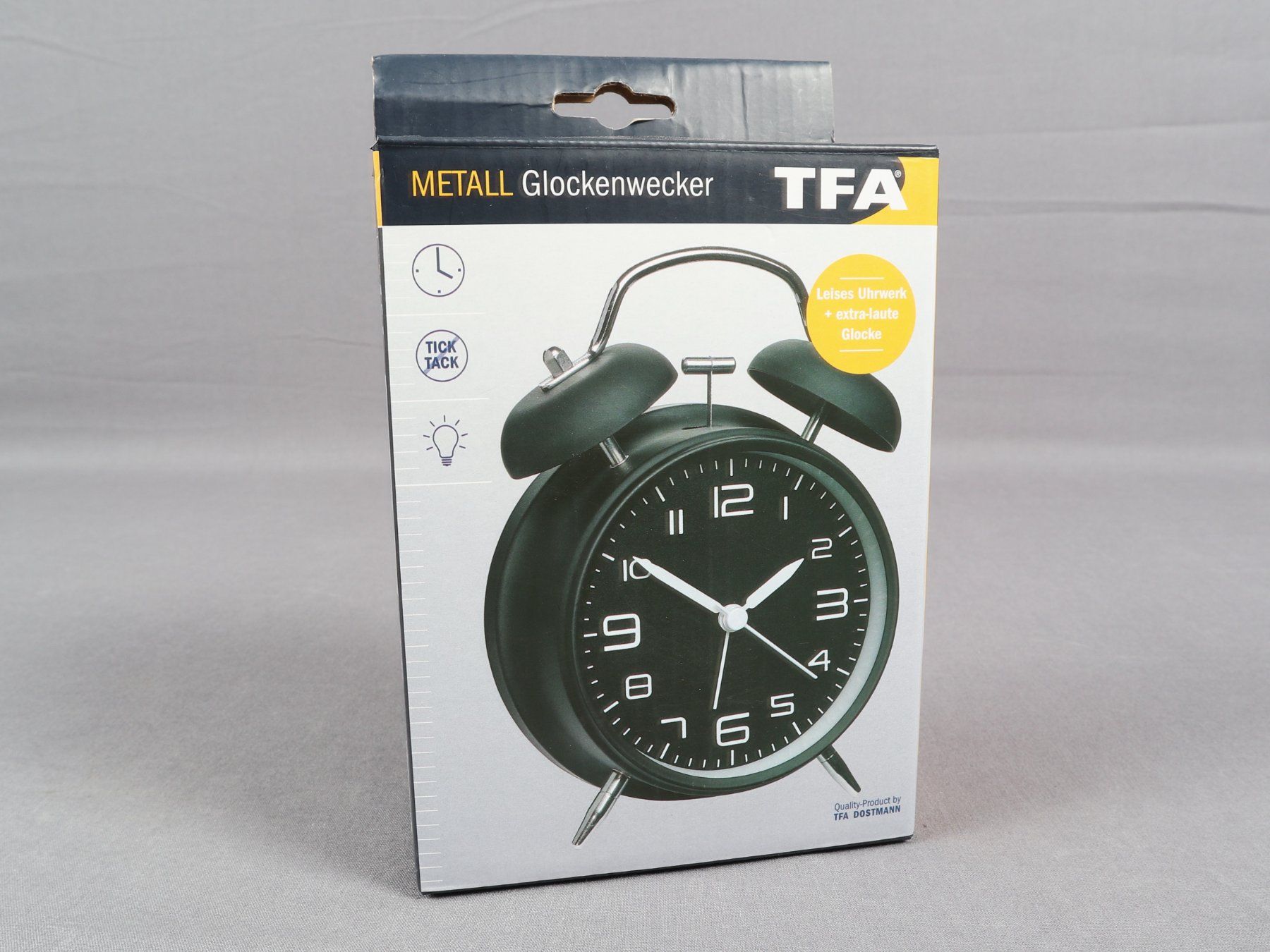 Sveglie: TFA METALL Glockenwecker – Nuovo (secondo la descrizione) da Steinen venduto da Restwert_Steinen 1
