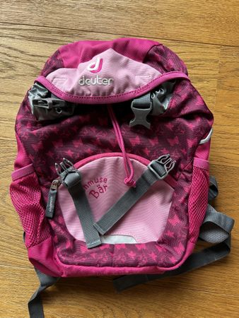 Deuter Rucksack Kinder Pink Schmetterling guter Zustand