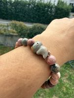 Alashan Achat Armband Süßes Katzen 8mm,Naturstein