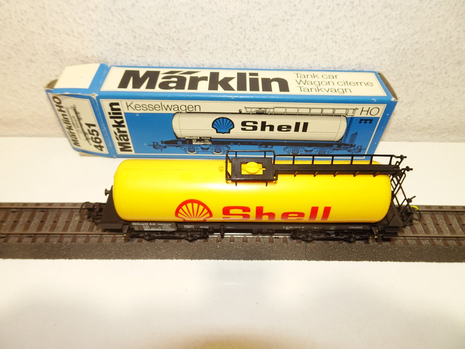 Märklin Güterwagen Kesselwagen DB 457-8 Shell HO 4651 (Gebraucht) in ...
