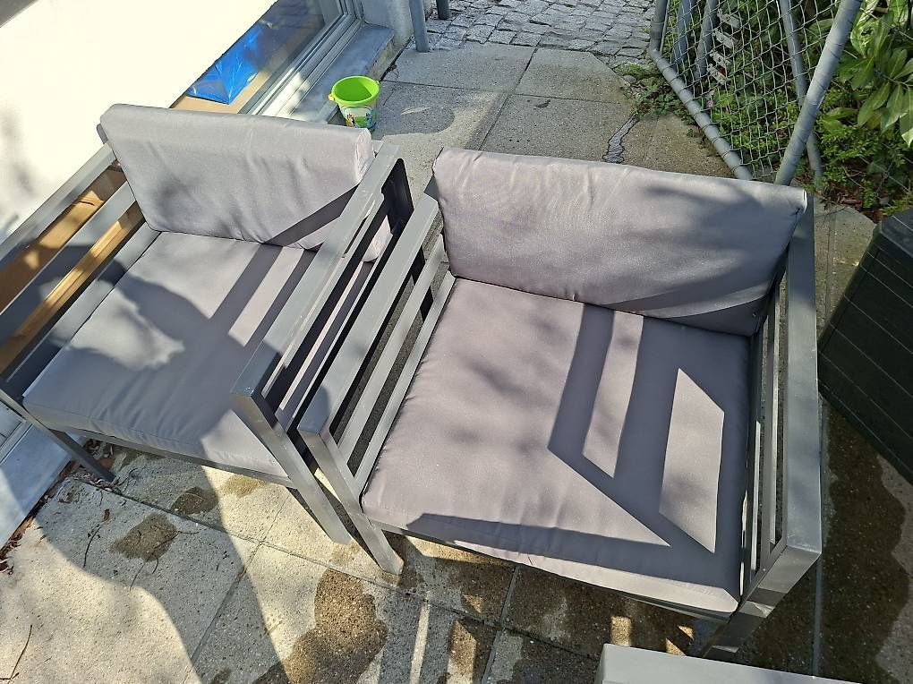 Liegen & Liegestühle: Aluminium Lounge mit zwei Sessel – Gebraucht aus Wallisellen von Mmarko0 2