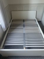 Bettgestell weiss mit Lattenrost 140x200cm Zustand gut