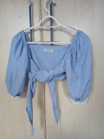 Sovaye Sommer Top, Himmelblau, Grösse S - Neuwertig!