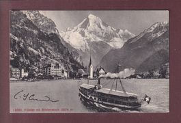 FLÜELEN - Schiff - Bristenstock - 1912