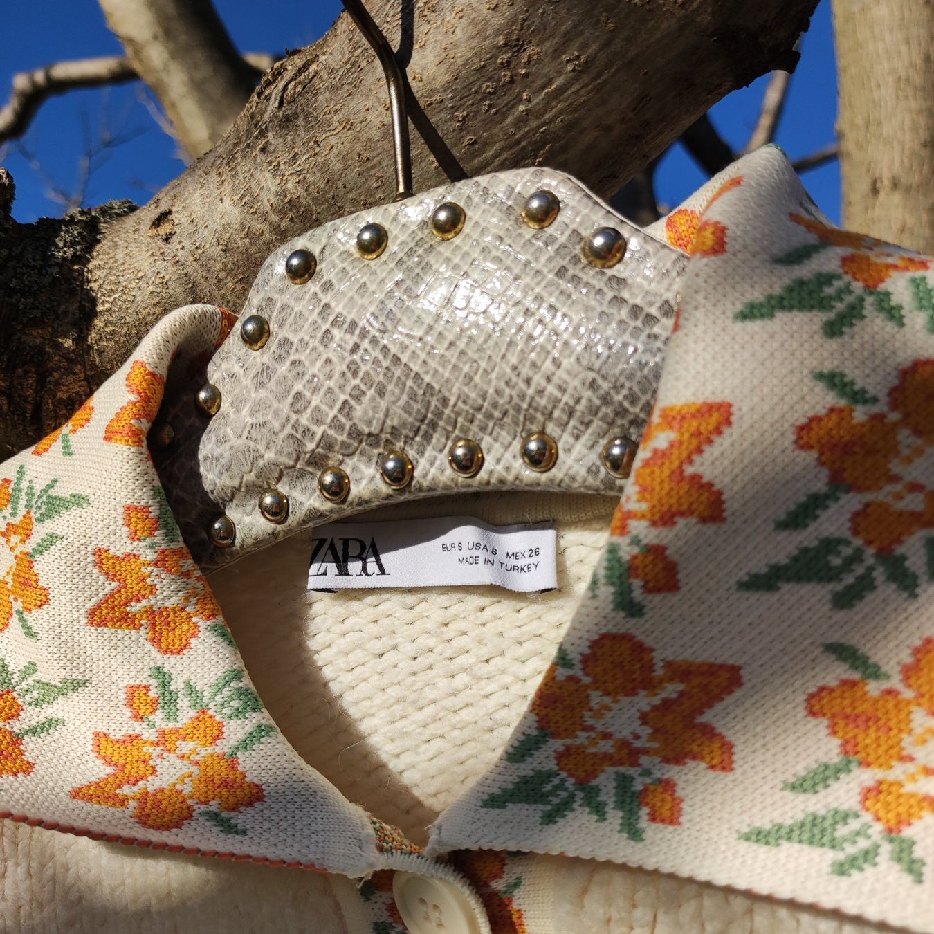 Zara Gilet & Giacche senza maniche: Jaquette fleurie – Usato da Riaz venduto da cam_x5xs 6