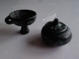 Antikes mini Dekor Set von Süda.(Setzkasten od.Puppenhaus)33