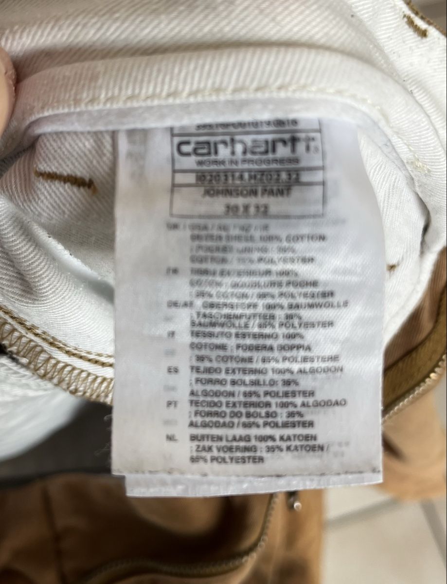 Carhartt Pantaloni: Carhartt Hose Khaki Grösse 30x32 – Nuovo (secondo la descrizione) da Glarus venduto da Teaxqt 2