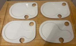 4x Villeroy & Boch Teller,weiss,4 Stück,guter Zustand