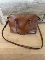 Lauren Ralph Lauren Ledertasche braun Tasche Handtasche
