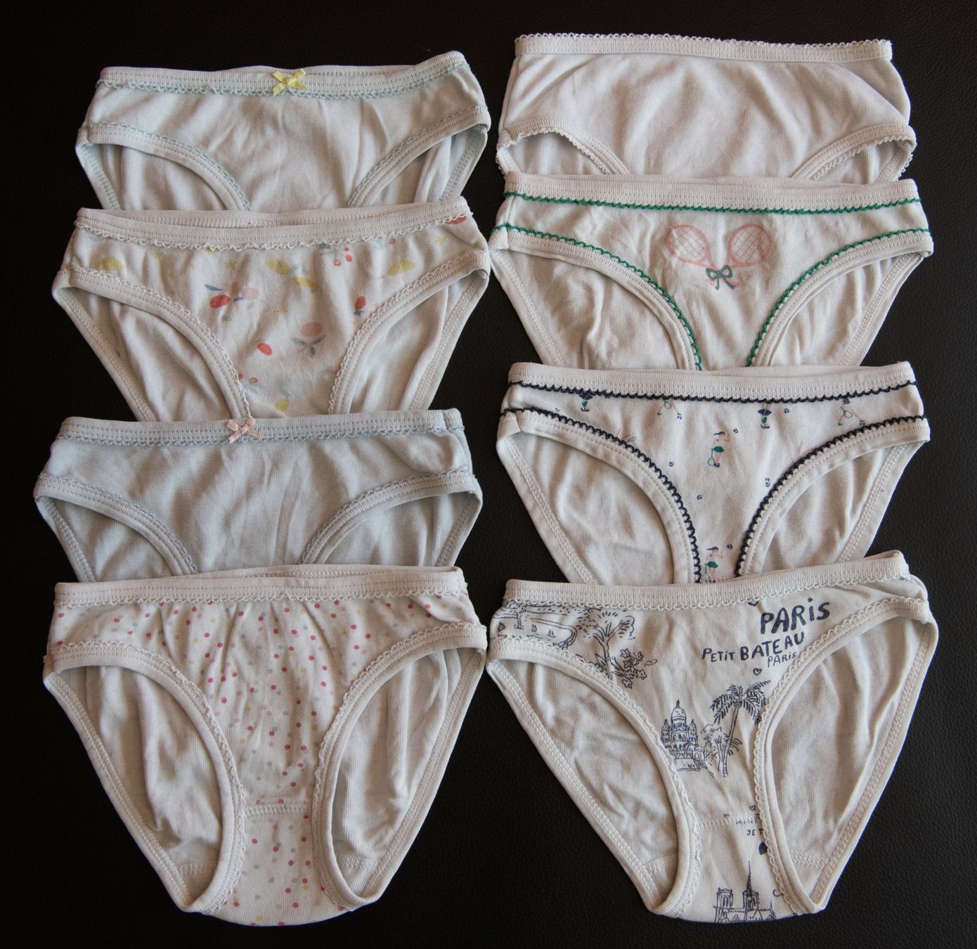 Petit Bateau Biancheria intima: 8 Slips von Petit Bateau, Gr. 104 – Usato da Meilen venduto da luca70
