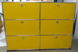 USM Haller gelb, 2 breit, 3 hoch