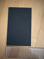 Notizbuch schwarz liniert 14 cm neuwertiger Zustand