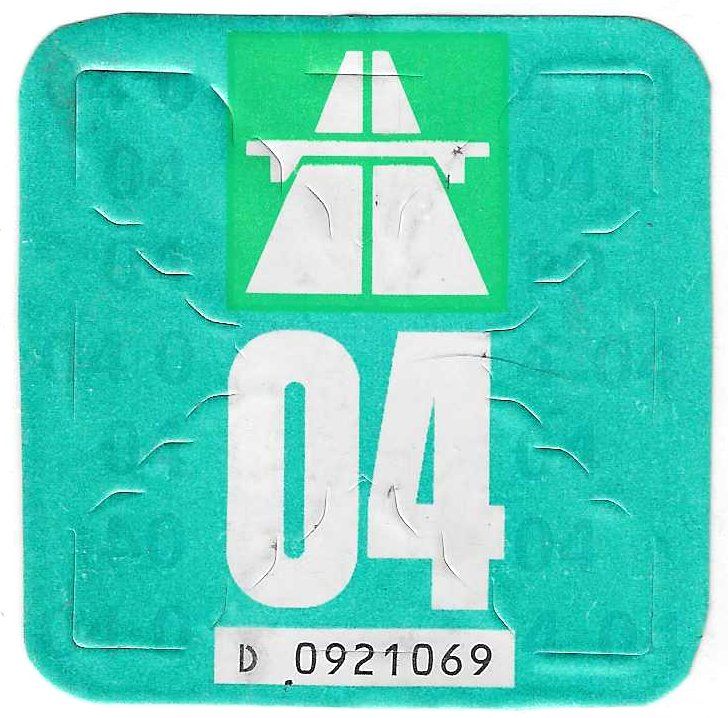 Autobahnvignetten: Vignette 2004, gebrauchte Autobahnvignette 04 – Gebraucht aus Bülach von gmstart