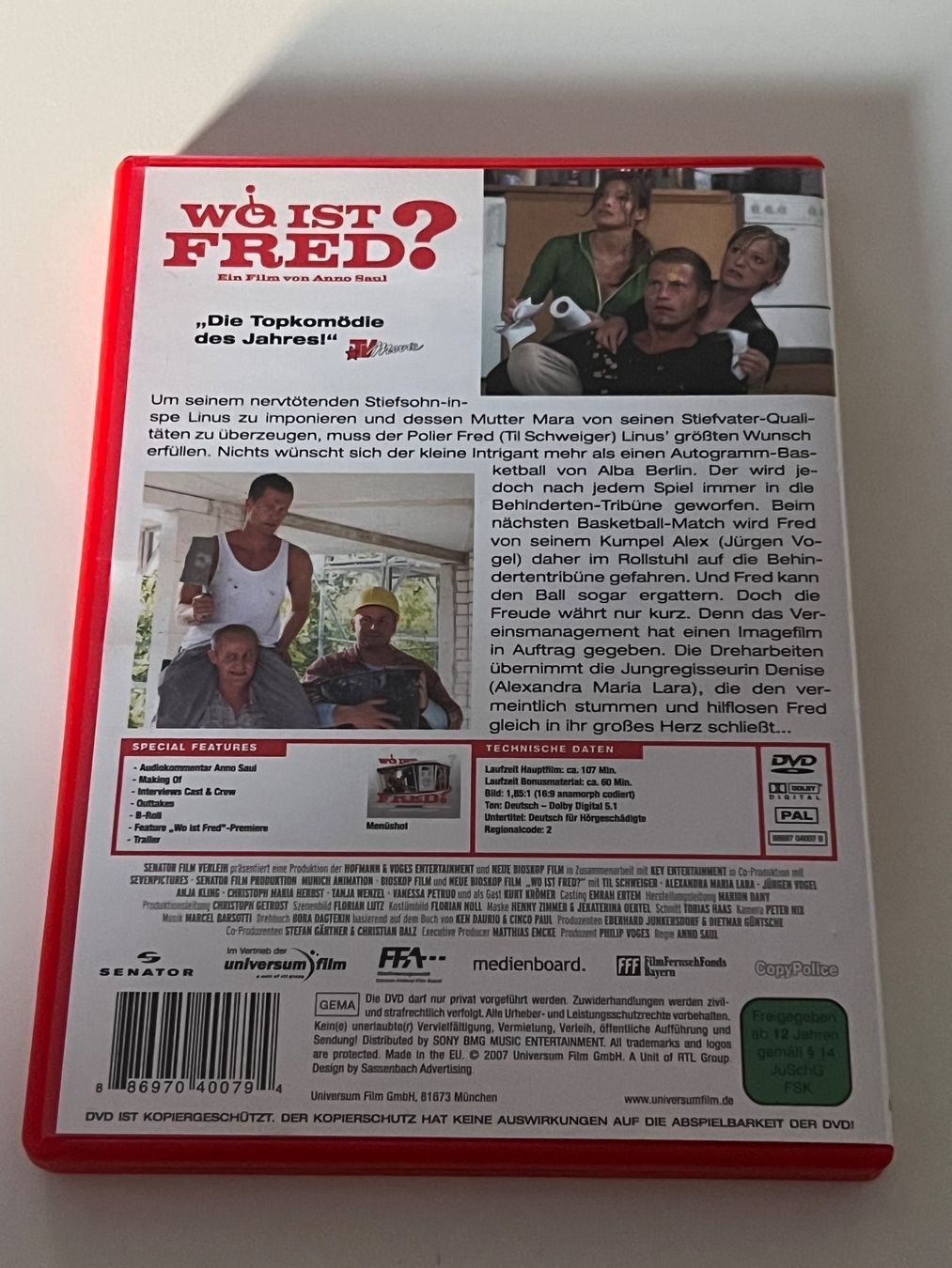 Tutti i DVDs: DVD Wo ist Fred? – Usato da Altstätten SG venduto da sheamus 1