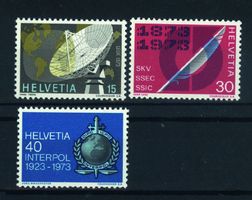 1973, Nr.520–522, Sonderpostmarken I **